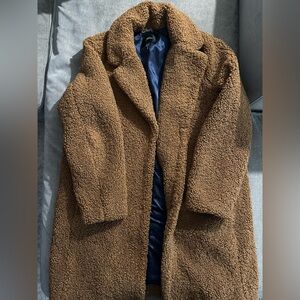 J. Crew Brown Teddy Coat